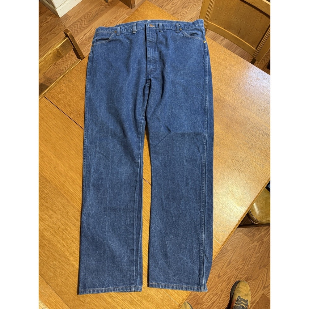 Vintage Wrangler 13MWZ Cowboy Cut Jeans Mens 42x33 Actual 46x34 Tag USA Made